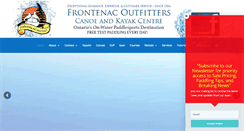 Desktop Screenshot of frontenac-outfitters.com